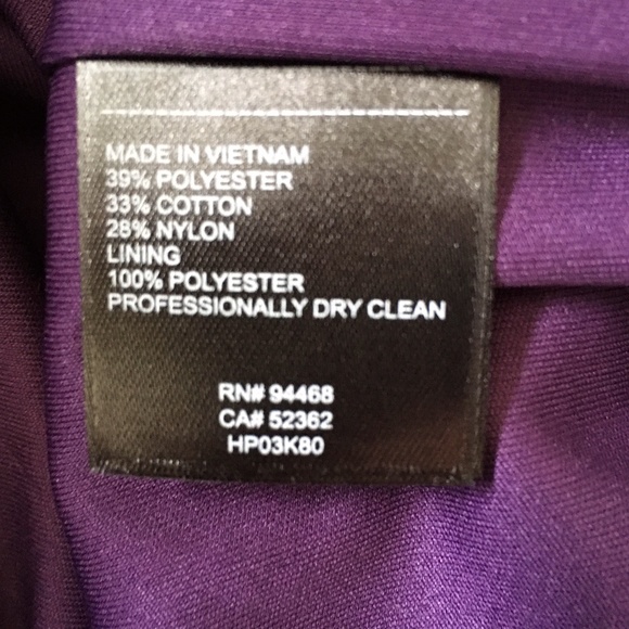 Laundry Shelli Segal Purple(blackberry) Short Sleeve Lace Mini dress - Picture 5 of 5